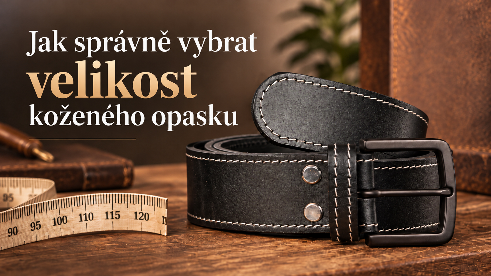 Jak správně vybrat velikost koženého opasku